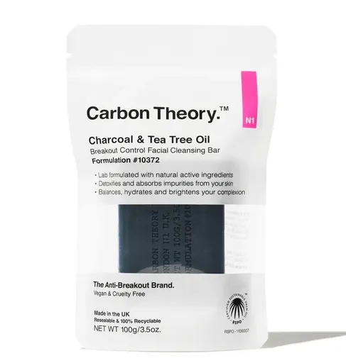 Carbon Theory Čisticí pleťové mýdlo Charcoal