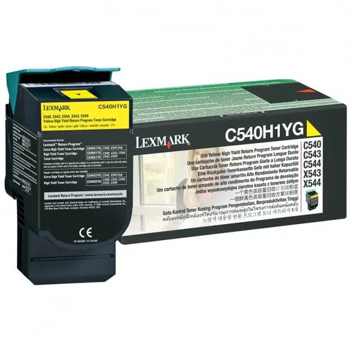 LEXMARK C540H1YG - originální toner, žlutý, 2000 stran