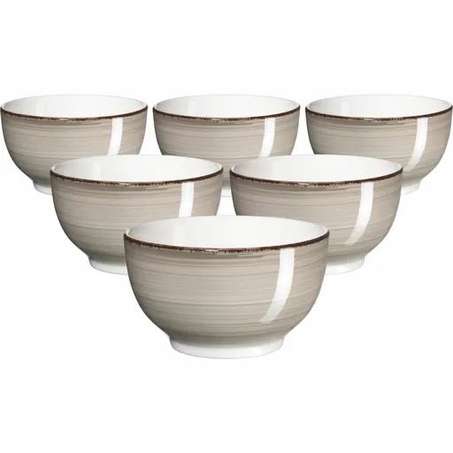 Mäser Sada 6 misek Bel Tempo 14 cm, taupe