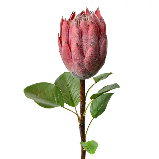 Růžová umělá dekorace květina Protea - 10*10*65 cm 6PL0389P