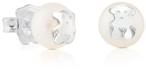 Tous Náušnice z pravých perel s medvídkem 211140420