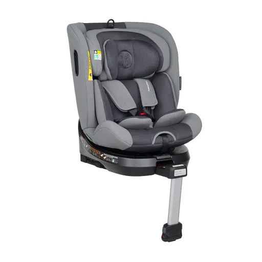 Petite&Mars Autosedačka Twistguard Pro i-Size Grey Air 40-150 cm(0-36 kg)