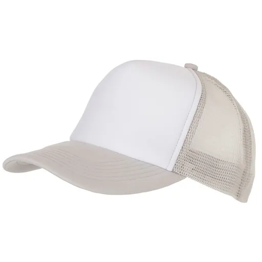Myrtle Beach (Daiber) 5 panelová kšiltovka MB070 - Bílá / světle šedá | uni