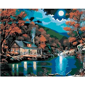 Malování podle čísel - Chatka u jezera (HRAmal00343nad)