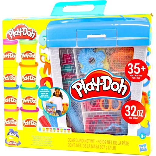Kreativní kufřík s modelínou a příslušnstvím Play Doh