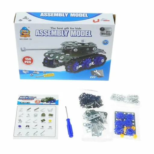 Kovová stavebnice na šroubování - tank