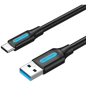 Vention USB 3.0 to USB-C Cable 2M Black PVC Type (COZBH)
