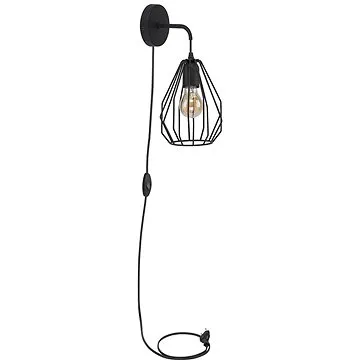 Nástěnné svítidlo BRYLANT BLACK 1xE27/60W/230V (80790)