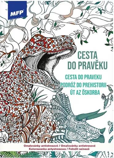 Omalovánky antistresové Cesta do pravěku 210x290mm/32s