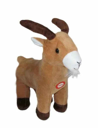 Plyšák Kozlík se zvukem hnědý – 25 cm