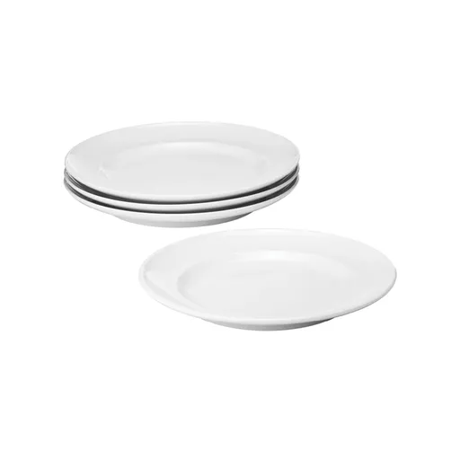 Porcelánový dezertní talíř Koppel 16 cm, set 4ks - Georg Jensen