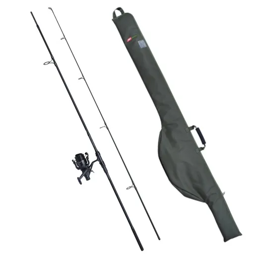 Jrc prut defender 12 ft 3 lb combo + naviják cr10000 fs + obal na prut