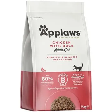 Applaws granule Cat Adult kuře s kachnou 7,5 kg (5060333435653)