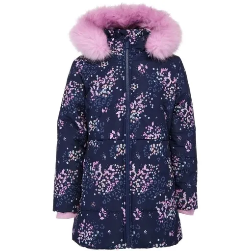 Lewro ZABEL Dívčí zimní kabát, tmavě modrá, velikost 152-158