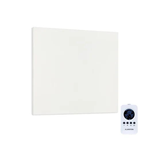 Klarstein Wonderwall Air Infinite, infračervený ohřívač, 60 x 50 cm, 300 W, na stěnu, dálkové ovládání, bílý