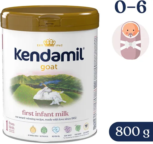 Kendamil Kozí kojenecké mléko 1 DHA+ (800 g) (5056000503855)