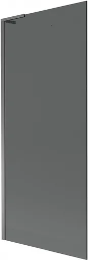 MEXEN/S Next L vanová zástěna FIX 80 x 150, grafit, grafit metal 895-080-000-03-40-95