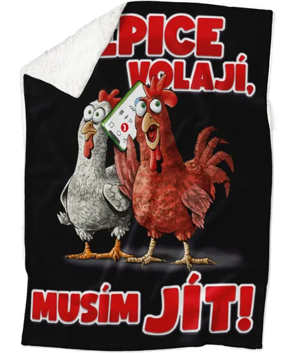 Deka Slepice volají (Podšití beránkem: ANO)