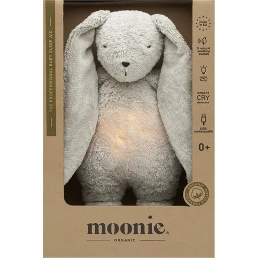 Moonie The Humming Friend 2.0 Organic Grey usínáček s melodií 1 ks