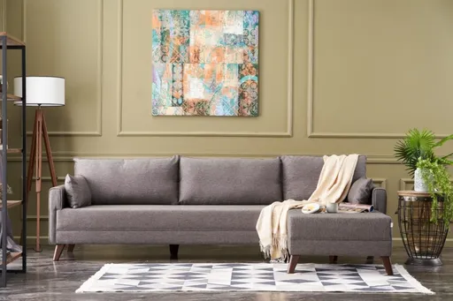 Rohová sedací souprava Bella Corner Sofa Right - Brown