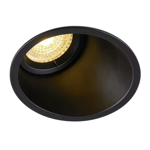 SLV BIG WHITE HORN-A, vestavné svítidlo, QPAR51, kulaté, černé matné max. 50 W, vč. upínacích pružin 113150