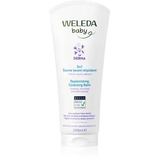 Weleda Baby Derma mycí balzám pro zklidnění pokožky 200 ml