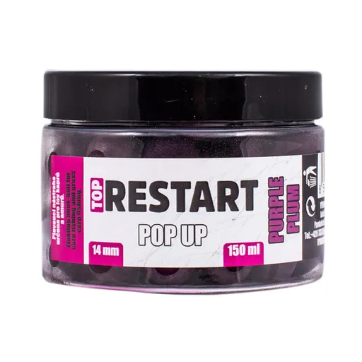 LK Baits Pop-up Top ReStart Purple Plum - 14mm 150ml,LK Baits Pop-up Top ReStart Purple Plum - 14mm 150ml