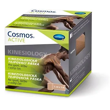 COSMOS® ACTIVE pružná samolepící tejpovací páska béžová 5 cm × 5 m (4260765460099)