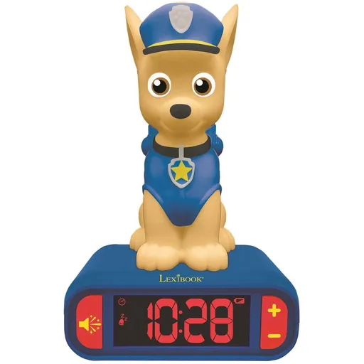 Lexibook Budík s nočním 3D světlem Tlapková patrola Chase