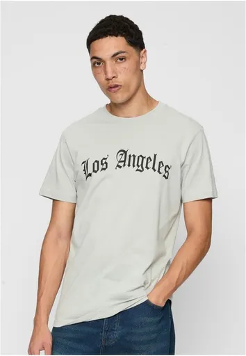 Mr. Tee Los Angeles Wording Tee lightasphalt - XS