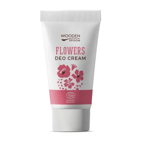 WoodenSpoon Organický krémový deodorant Flowers s vůní polních květin 40 ml