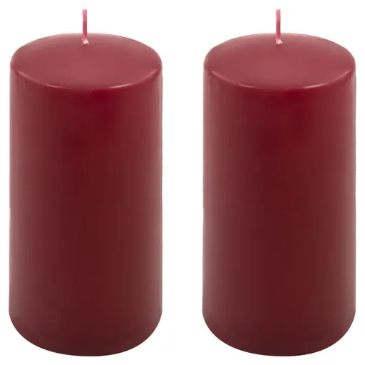 Vínová parafínová svíčka 15 cm, 65 h hoření, sada 2 ks