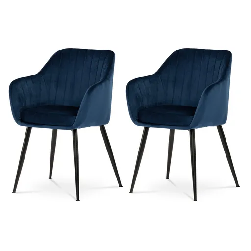 Sada jídelních židlí PIKA BLUE4, 2 ks