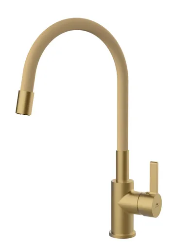 Rubineta Dřezová baterie FLEXY-33 NEW Zlatá OLBAFL33G