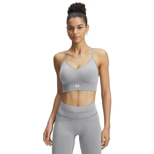 Under Armour VANISH SEAMLESS WASHED LOW Dámská podprsenka, šedá, velikost