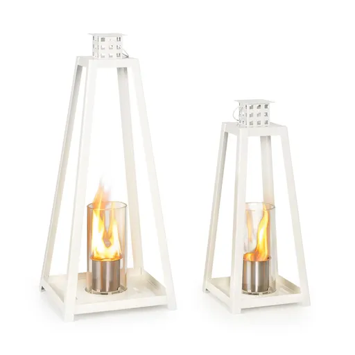 Blumfeldt Fiamme Triangolo, etanolové lucerny, sada 2 kusů, hořák z nerezové oceli, 0,3 litru, doba hoření 4 h