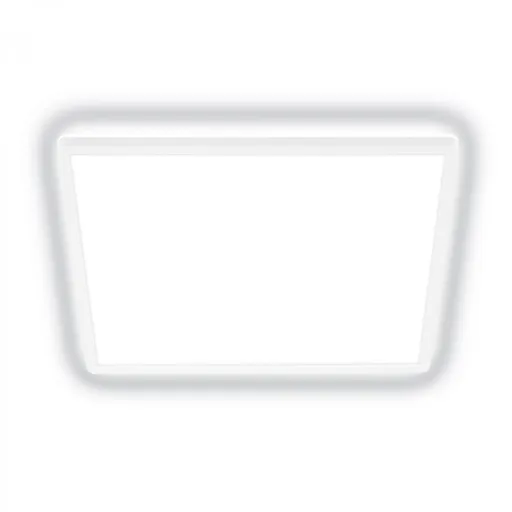 BRILONER Tava A LED stropní svítidlo, energetická třída A, přímé a nepřímé osvětlení, 50.000h životnost, 42x42 cm, bílé 7549016