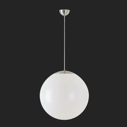 OSMONT ISI66761 ISIS S4 závěsné plastové svítidlo nerez broušená / bílá IP40 4000 K 41W LED nouzové kombinované 3 h