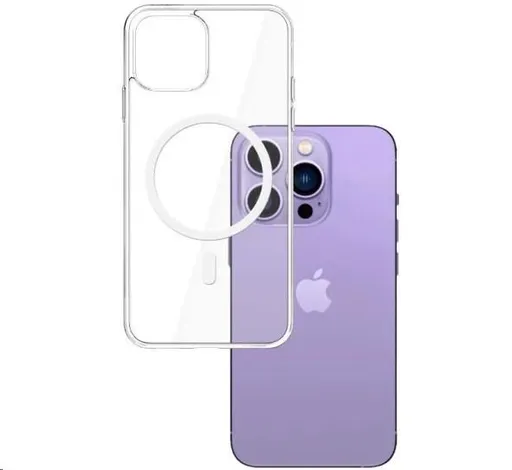 3mk ochranný kryt Magcase pro Apple iPhone 15 Pro Max, čirá