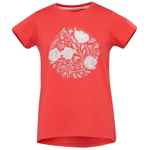 LOAP BESLA Dívčí tričko, červená, velikost 112-116