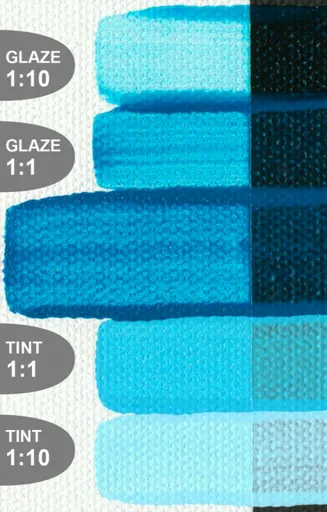 Akryl Golden Fluid 118ml – 2437 Manganese Blue Hue