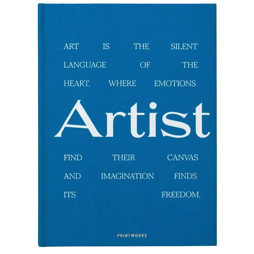 Knížka na dětské obrázky GREAT ART, modrá, Printworks