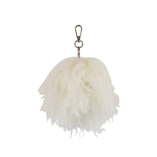 Klíčenka pom pom kudrnatý chlup - 13cm Mars & More