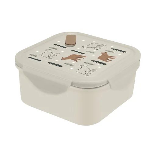 Kitchisimo Dóza s víčkem a ventilem 1,2 l 1 ks medvěd