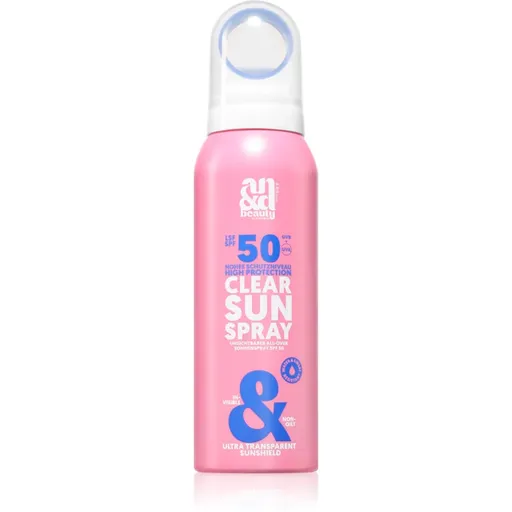 A.N.D. Beauty Clear Sun Spray neviditelný ochranný sprej SPF 50 100 ml