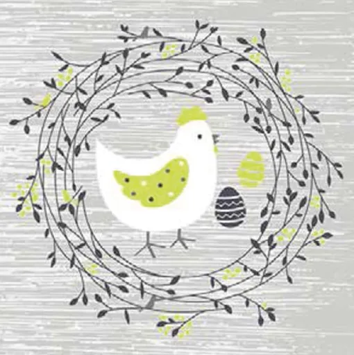 Ubrousek P 33x33 velikonoce MES200477