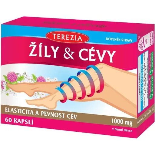 TEREZIA ŽÍLY & CÉVY 60 CAPS Podpora cév, , velikost