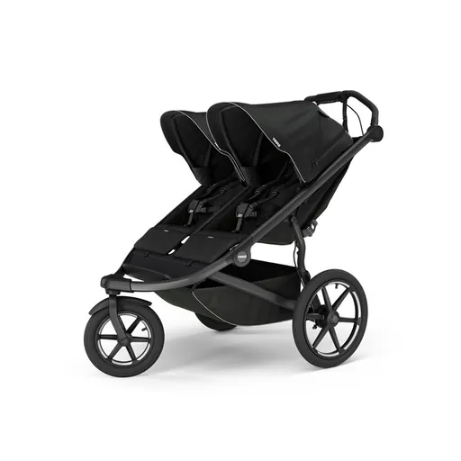 THULE Kočárek sportovní sourozenecký Urban Glide 3 Double Black s magnetickou sponou
