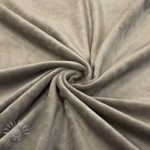 Samet VELVET STRETCH taupe