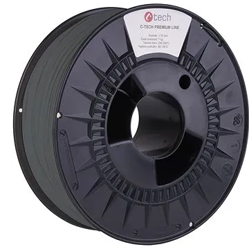 C-TECH filament PREMIUM LINE ASA čedičová šedá RAL7012 (3DF-P-ASA1.75-7012)